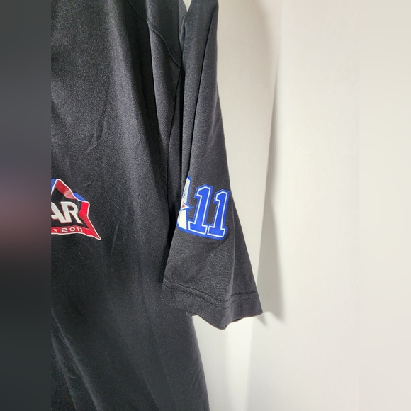 Adidas L.A. 2011 NBA All Star Game Men's Microfiber V-Neck T-Shirt Size XL Black - Picture 3 of 11